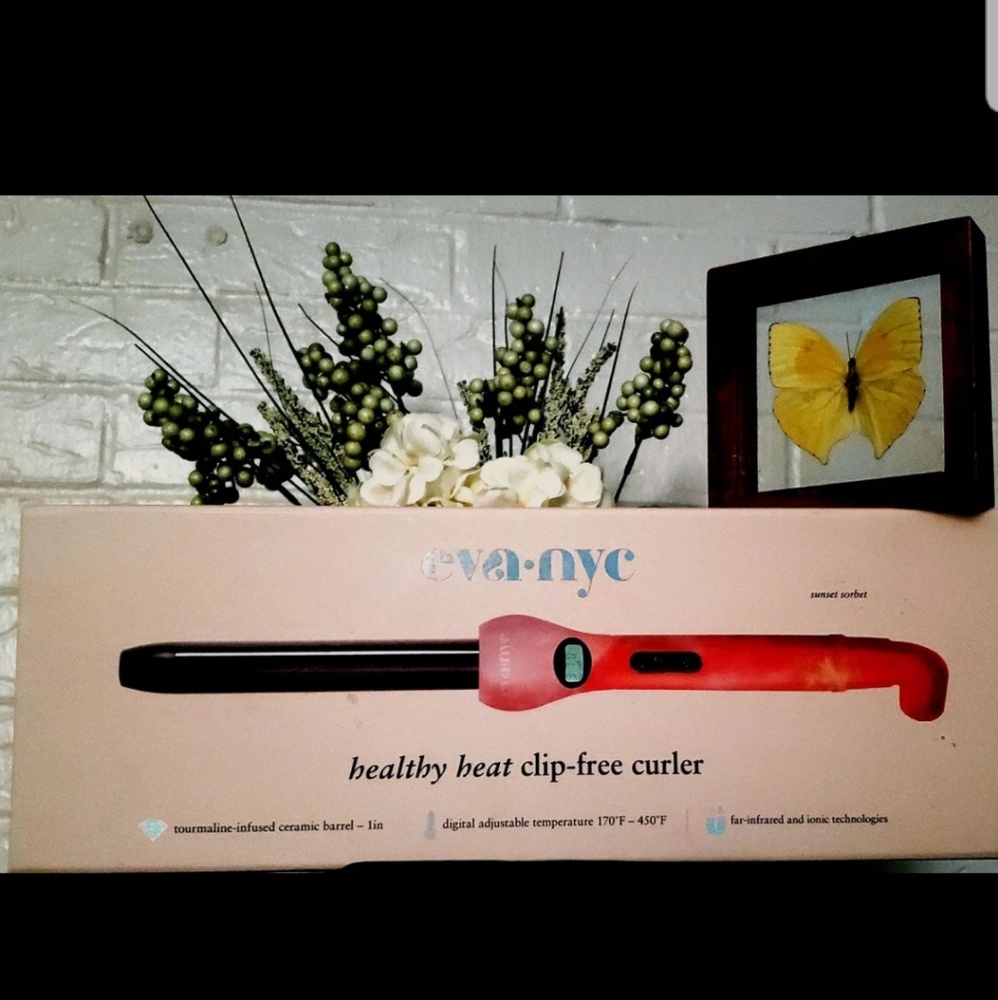 BRAND NEW eva NYC healthy heat clip free curler
